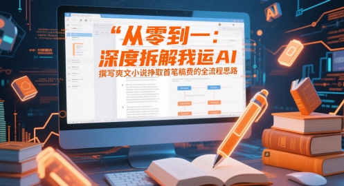 从零到一：深度拆解我运用AI撰写爽文小说挣取首笔稿费的全流程思路-Zv头条