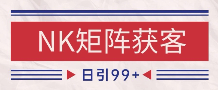 小红书某音NK赛道引流获客 自热矩阵日引200+【揭秘】-Zv头条