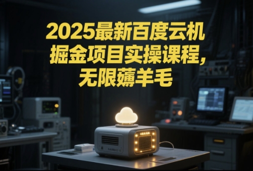 2025最新百度云机掘金项目实操课程单窗口保底5-10元月收益单窗口150+【揭秘】-Zv头条