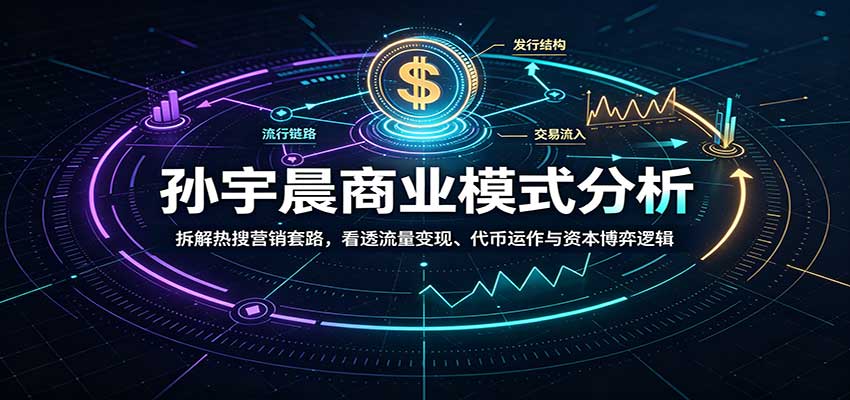 孙宇晨商业模式分析:拆解热搜营销套路,看透流量变现、代币运作与资本博弈逻辑-站长V课