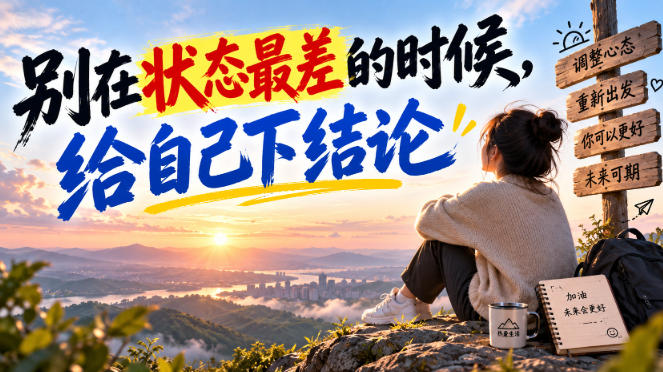 某公众号付费文章：别在状态最差的时候，给自己下结论-站长V课