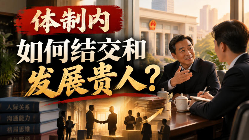 某公众号付费文章：体制内，如何结交和发展贵人?-站长V课