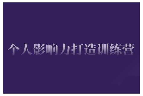 个人影响力打造训练营，掌握公域引流、私域运营、产品定位等核心技能，实现从0到1的个人IP蜕变-Zv头条