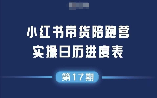 小红书第17期带货陪跑营，不囤货，无不直播，无不投流，通过选品+笔记内容+测品+笔记铺量+矩阵运营打爆款-Zv头条