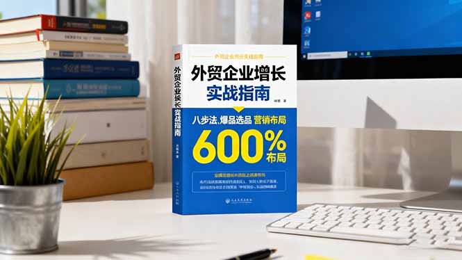 外贸企业增长实战指南，八步法、爆品选品、营销布局，业绩增长300%-站长V课