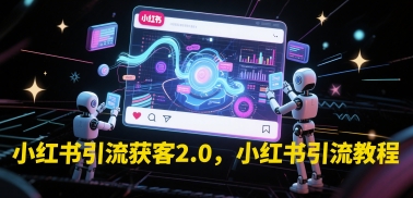 小红书引流获客2.0，小红书引流教程-Zv头条