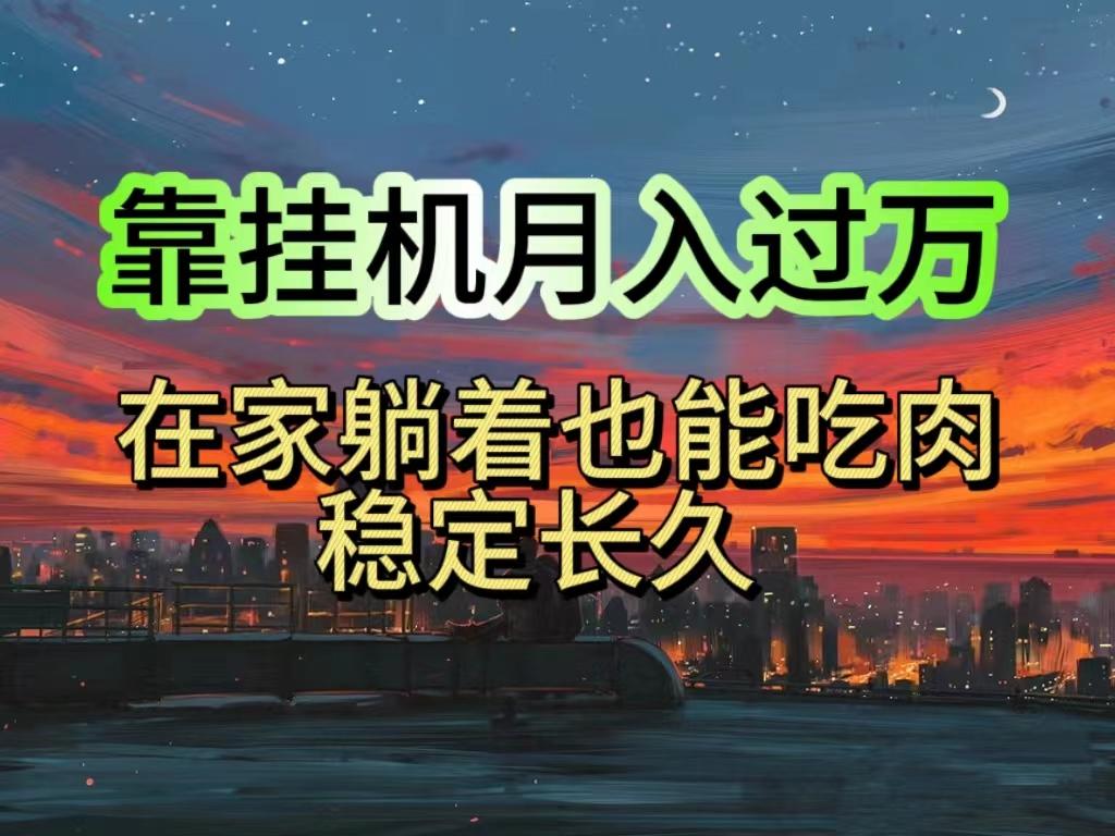 挂机项目日入1000+，躺着也能吃肉，适合宝爸宝妈学生党工作室，电脑手…-Zv头条