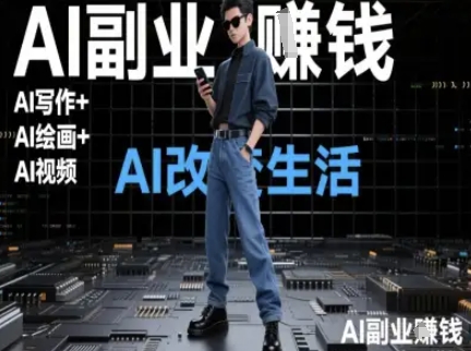 AI改变生活(Ai写作+AI绘画+Ai视频)，AI副业挣钱-Zv头条