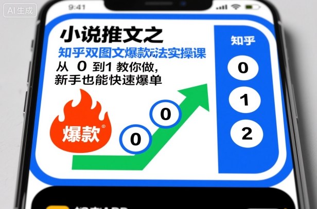 小说推文之知乎双图文爆款玩法实操课,从0到1教你做,新手也能快速爆单