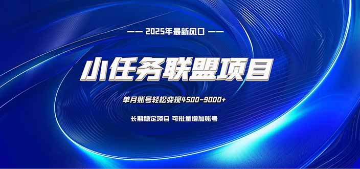 小任务联盟项目:一台电脑每天只需10分钟,轻松简单稳定-站长V课