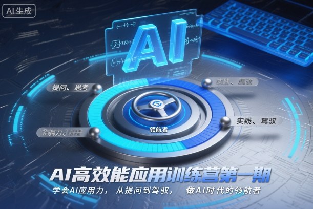 AI高效能应用训练营第一期，学会AI应用力，从提问到驾驭，做AI时代的领航者(更新)-站长V课