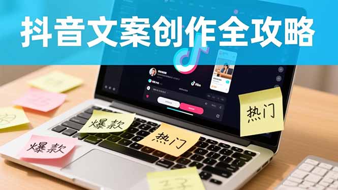 抖音文案创作全攻略:爆款标题九大绝招,100个模版直接套用,月入过万不是梦-站长V课
