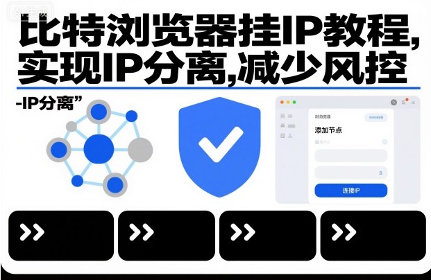 比特浏览器挂IP教程,实现IP分离,减少风控-站长V课