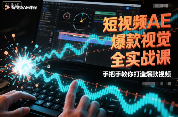 短视频AE爆款视觉全实战课,手把手教你打造爆款视频-站长V课