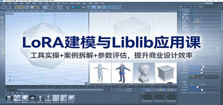 LoRA建模与Liblib应用课:工具实操+案例拆解+参数评估,提升商业设计效率-站长V课