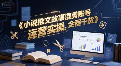 小说推文故事混剪账号运营实操，全程干货-Zv头条
