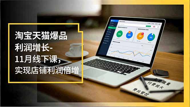 淘宝天猫爆品利润增长-11月线下课,免费流量、付费放大、费比管控,实现店铺利润倍增-站长V课